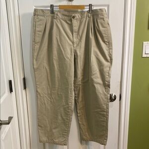 L.L. Bean Double L Flannel Lined Comfort Chinos Men’s Size 44 Inseam 29 inches